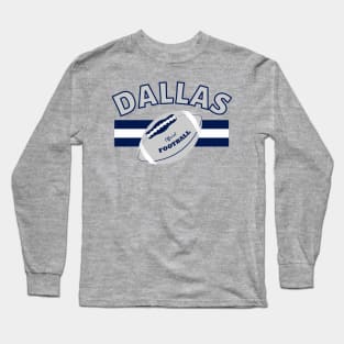 Dallas Football Vintage Style Long Sleeve T-Shirt